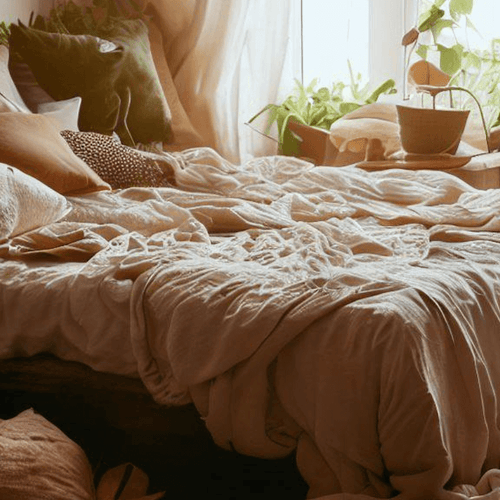 Zero waste bedroom snoozel green