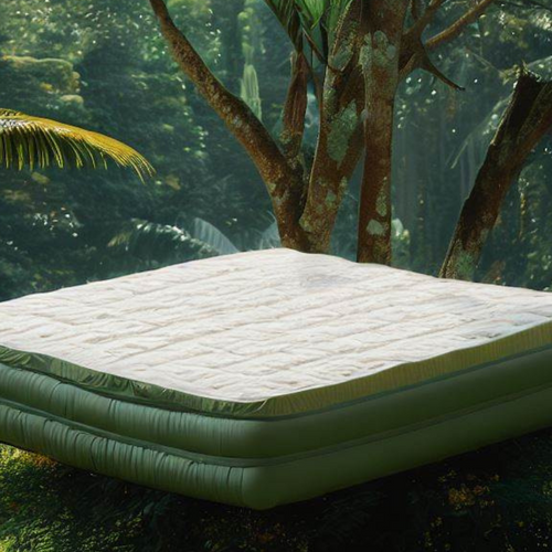 Snoozel Green mattress in a tropical tree