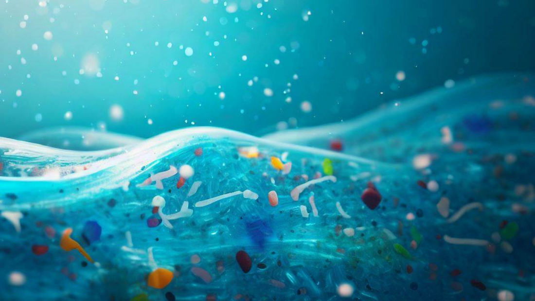 Micro plastics in the ocean by snoozel green